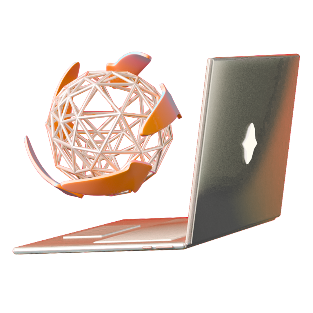 Ilustração de um notebook